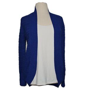 Saks Fifth Avenue Open Front Textured Knit Cardigan